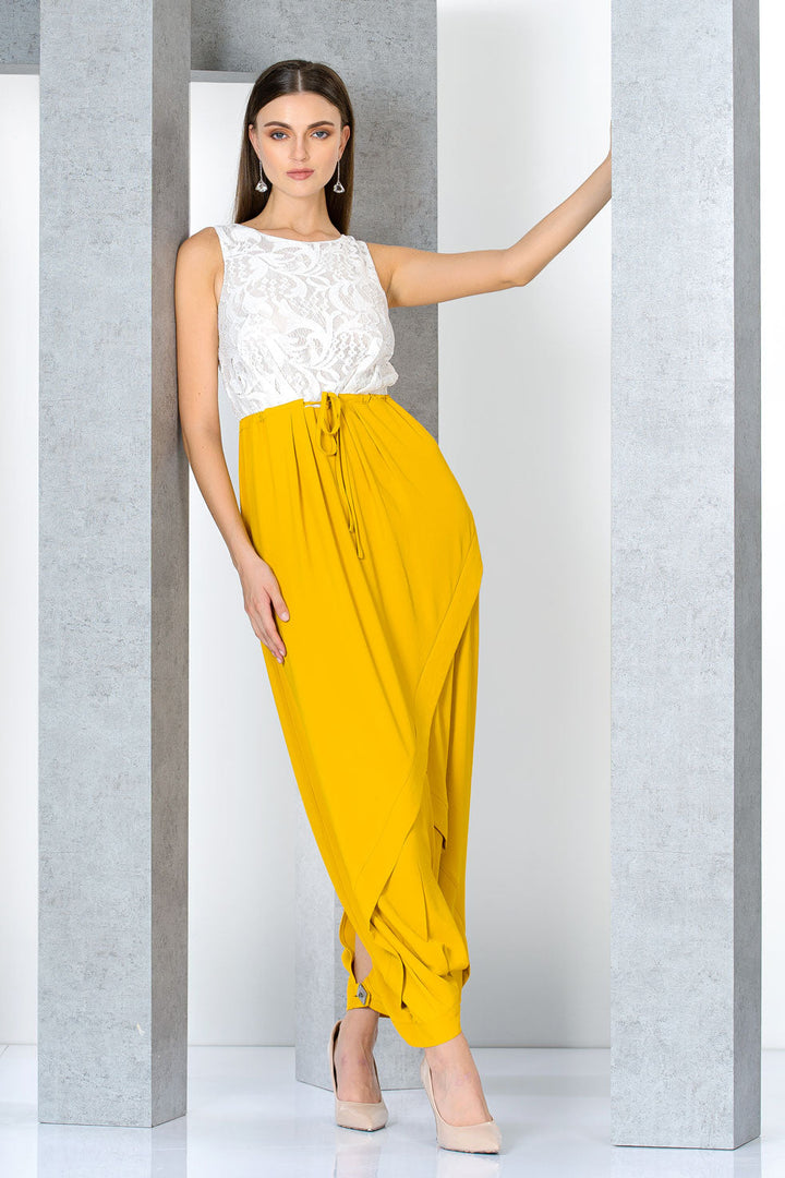 שמלת סרפן חצאית-מכנס עליונית סיגל