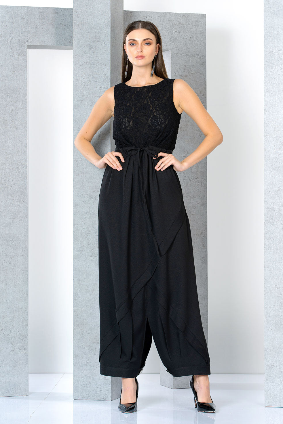 שמלת סרפן חצאית-מכנס עליונית סיגל