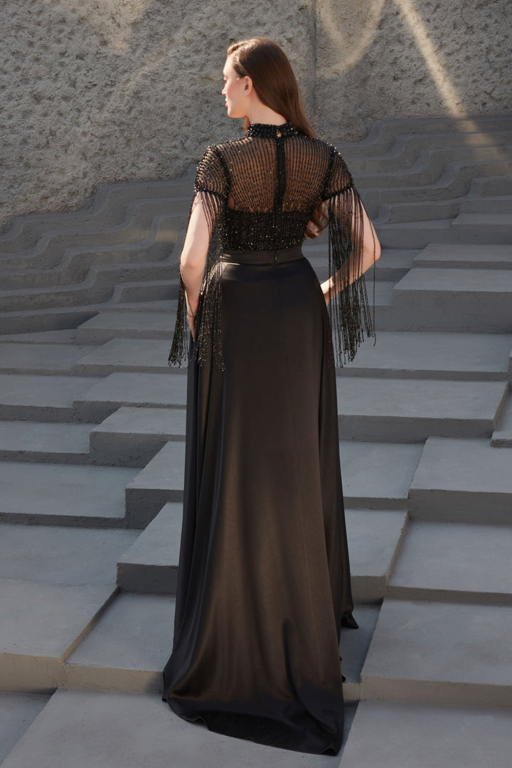 Angelina Princess Glam Fringes Evening Gown